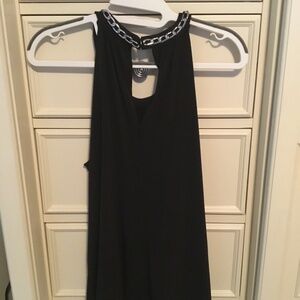 Marc Jacobs Sleeveless Blouse with neckline chain trim